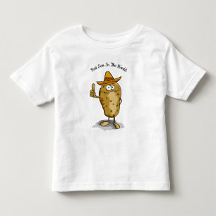 Mexican sombrero hats potato design toddler T-Shirt