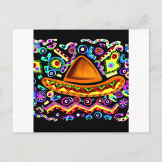 Mexican Sombrero Postcard