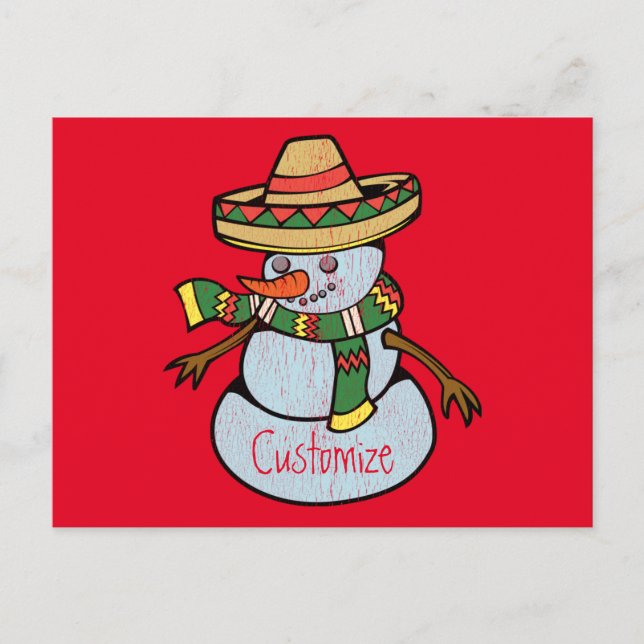 Mexican Sombrero Santa Thunder_Cove Postcard (Front)