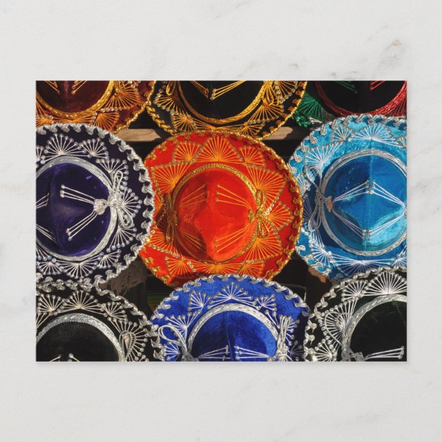 Mexican Sombreros Postcard (Front)