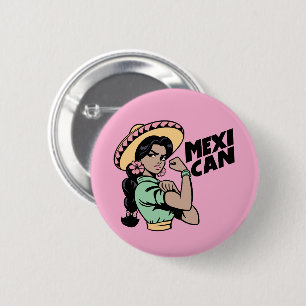 MexiCAN Stickers 6 Cm Round Badge
