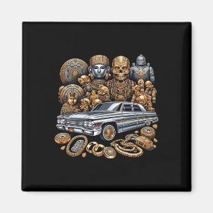 Mexican Street Culture Lowrider Latino Cinco De Ma Magnet