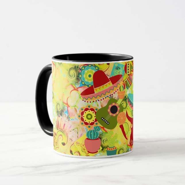 Mexican Street Party Mug (Front Left)