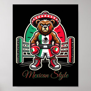 Mexican Style Mexican Boxing For Boys Poster