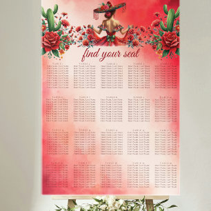 Mexican Style Quinceañera Seating Chart