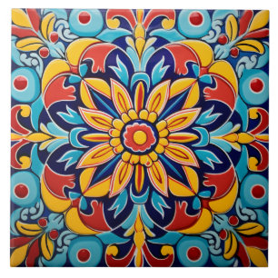 Mexican style themed pattern  tile