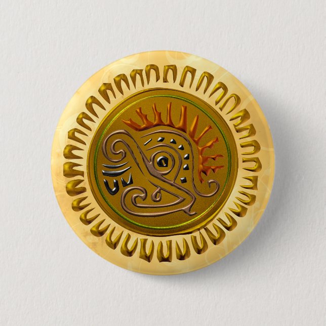 Mexican Sunbird 6 Cm Round Badge (Front)