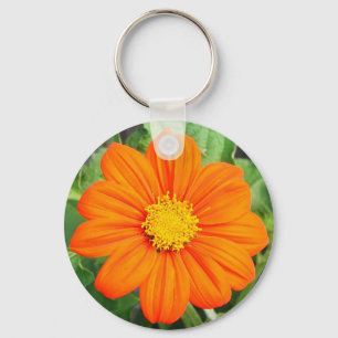 Mexican Sunflower Key Ring