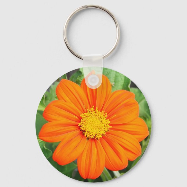 Mexican Sunflower Key Ring (Front)
