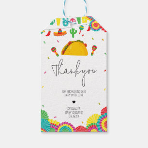 Mexican Taco 'Bout A Baby Shower Favour Tags