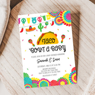 Mexican Taco 'Bout A Baby Shower  Invitation