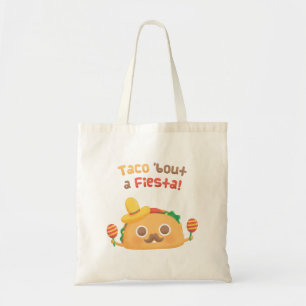 Mexican Taco Bout A Fiesta Pun Humour Tote