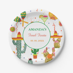 Mexican Taco Bout Love Bachelorette Party Favour Paper Plate