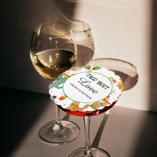 Mexican Taco Bout Love Bridal Shower Party Favour Paper Coaster