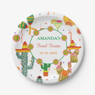 Mexican Taco Bout Love Bridal Shower Party Favour Paper Plate