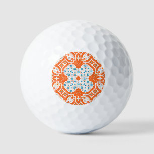 Mexican Talavera: Antique Ceramic Seamless Golf Balls