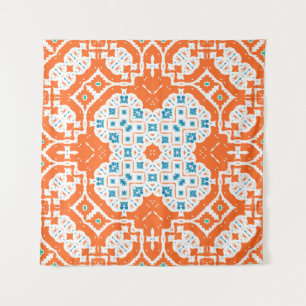 Mexican Talavera: Antique Ceramic Seamless Tapestry