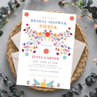 Mexican Talavera Floral Fiesta Bridal Shower