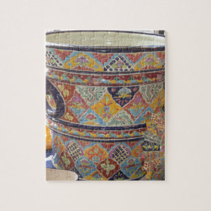 Mexican Talavera style pottery Jigsaw Puzzle