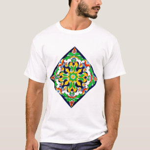 Mexican Talavera Terracotta Tile Design No. 4 T-Shirt