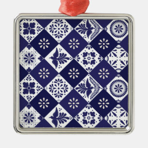 Mexican Talavera Tile Ceramic Ornament