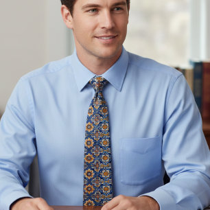 Mexican Talavera Tile Pottery Fiesta Spanish Tie