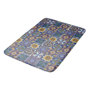 Mexican Talavera Tiles Bath Mat