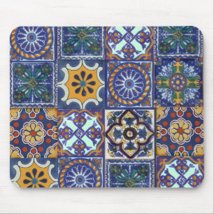 Mexican Talavera Tiles Mouse Mat