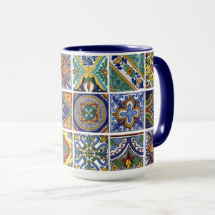 Mexican Talavera Tiles Mug