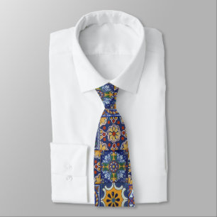 Mexican Talavera Tiles Tie