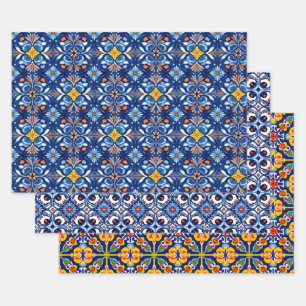 Mexican Talavera Wrapping Paper