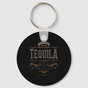 Mexican Tequila Cinco De Mayo Vintage Distressed L Key Ring