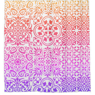 Mexican Tile Shower Curtain