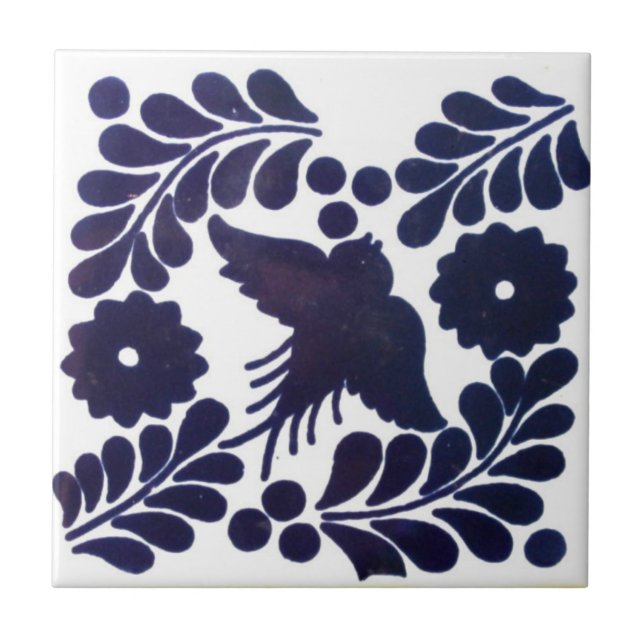 Mexican Tiles Hand Painted Splashback 10 (Front)