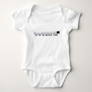 Mexican Train Baby Bodysuit