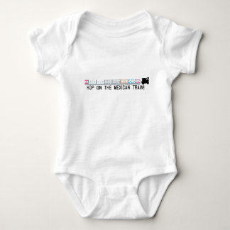 Mexican Train Baby Bodysuit
