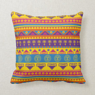 Mexican tribal style pillow