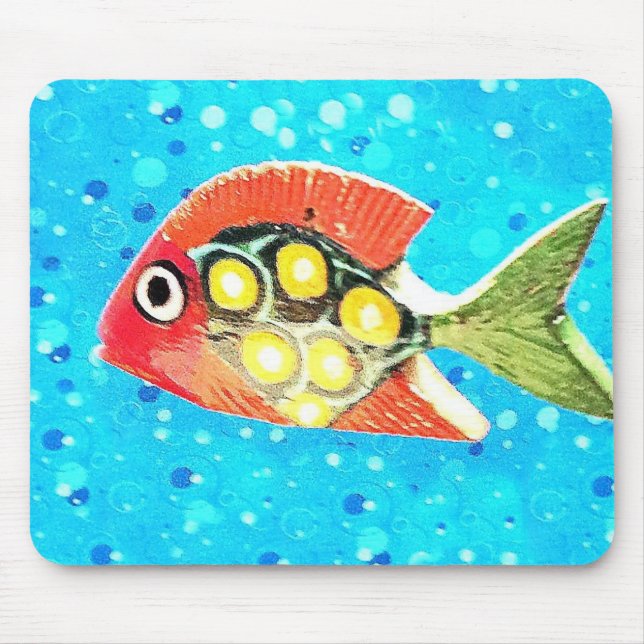 Mexican Tropical Fish Mousepad (Front)