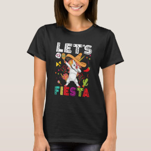 Mexican Unicorn Cinco De Mayo Lets Fiesta Party Da T-Shirt
