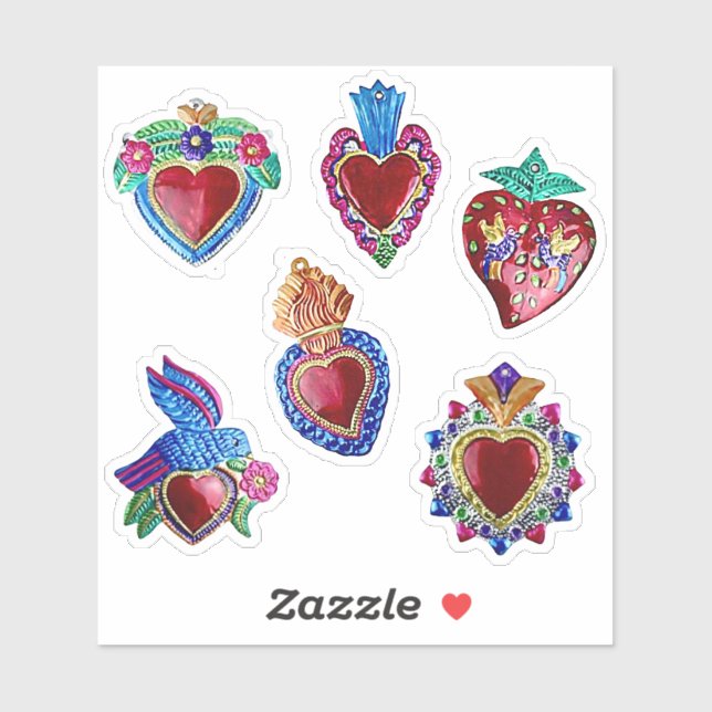 Mexican Valentine Hearts (Sheet)