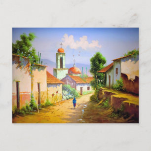 Mexican Village of El Quilete Postcard