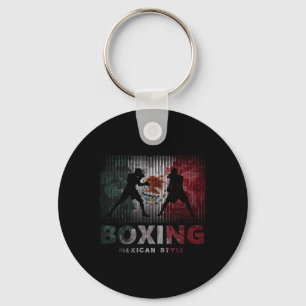 Mexican Vintage Style Boxing Great For A Boxer Key Ring
