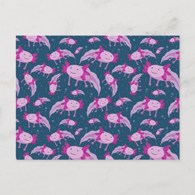 Mexican Walking Fish Pattern Postcard (Front)