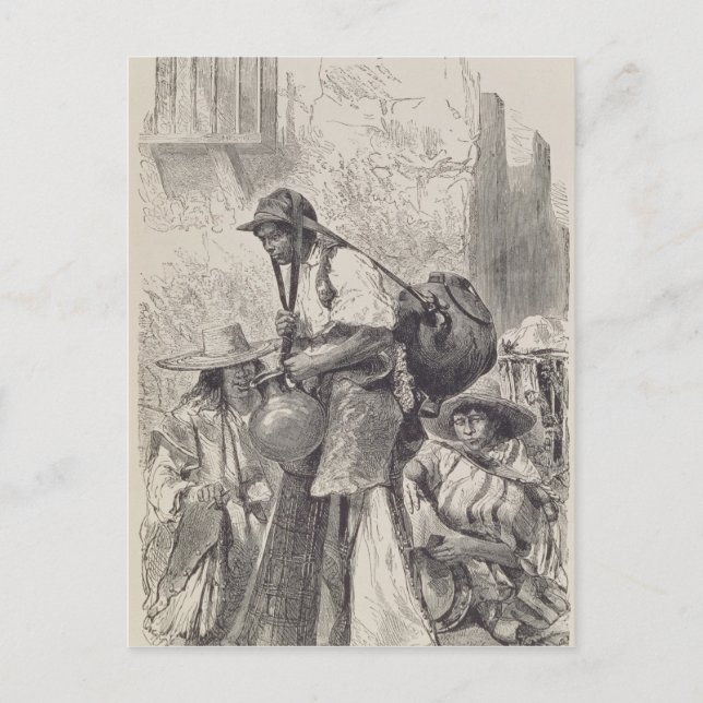 Mexican Water-Carrier Postcard (Front)