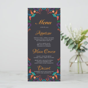 Mexican Wedding Custom Menu