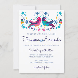 Mexican wedding invitation