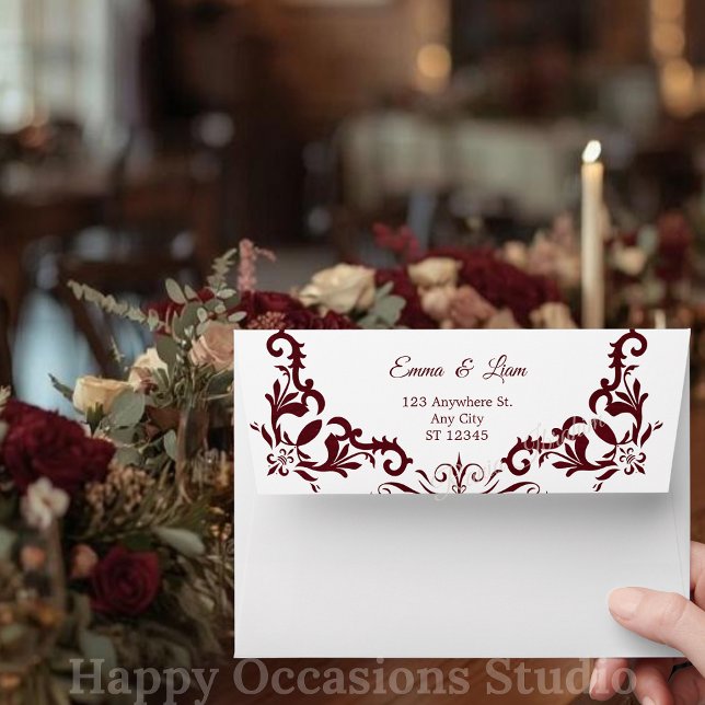 Mexican Wedding Invitation Envelopes – Terracotta (Creator Uploaded)