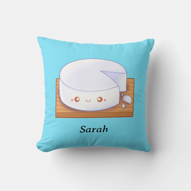 Mexican White Cheese Queso Fresco Cushion (Front)