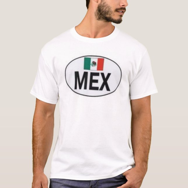 Mexican with flag T-Shirt (Front)