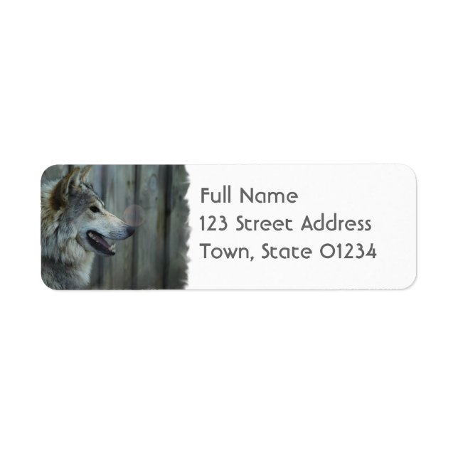 Mexican Wolf Mailing Label (Front)